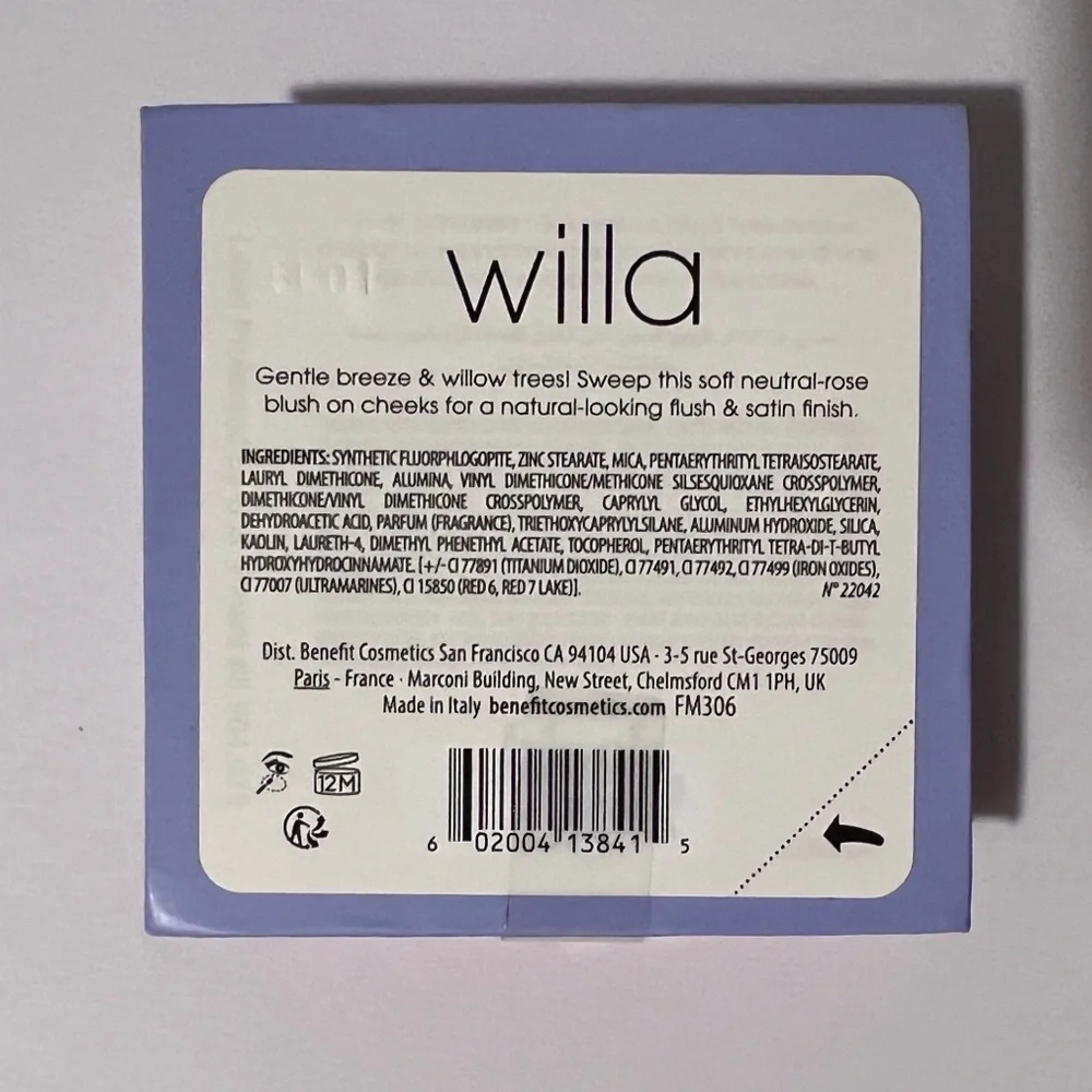 Benefit Willa Powder Blush - Soft Neutral Rose